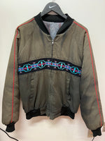 Vintage Aztec Style Bomber Jacket Sz L