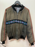 Vintage Aztec Style Bomber Jacket Sz L