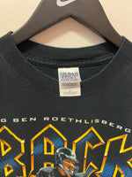 Big Ben Roethlisberger Back in Black #7 T-Shirt Sz M