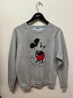 Vintage Mickey Disney Gray Crewneck Sweatshirt Sz L