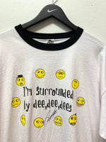 Carlos Mencia Autographed Tour I am surrendered by dee, dee, dees T-Shirt Sz XL
