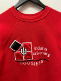 Vintage IU Indiana University Embroidered Sweatshirt Sz L