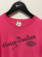 Harley-Davidson Girl Pink T-Shirt Sz M