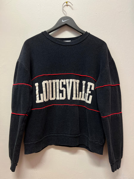 Vintage University of Louisville Cardinals Black Crewneck