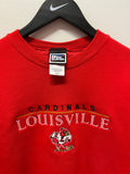 University of Louisville Cardinals Embroidered Crewneck Sweatshirt Sz M