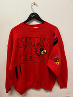 Vintage Louisville Cardinals “Simply the Best” Large Graphics Crewneck Sweatshirt Sz XXL