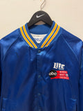 Vintage Miller Lite ABC Monday Night Football Chalk Line Satin Varsity Jacket Sz L