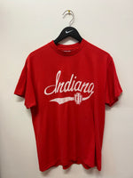 Vintage IU Indiana University Script Logo T-Shirt Sz L