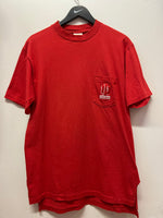 Vintage IU Indiana University Hoosiers Front & Back Graphics Pocket T-Shirt Sz L