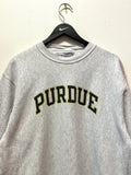 Purdue University Champion Reverse Weave Sweatshirt Sz L