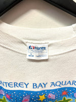 Vintage 1991 Monterey Bay Aquarium California Shark Fish Sweatshirt Sz M