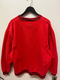 University of Oklahoma Embroidered Red Crewneck Sweatshirt Sz XXL