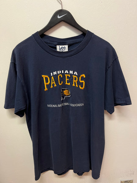 Indiana Pacers Embroidered T-Shirt Sz L