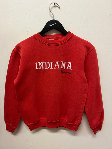 Vintage Indiana University Hoosiers Embroidered Crewneck Sweatshirt Sz M