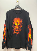 Heaven Cycle Miami Hot Leathers Bikers Long Sleeve T-Shirt Sz XL