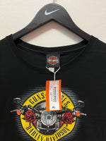 Guns N Roses Harley-Davidson Columbus, IN T-Shirt Sz Women L