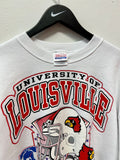Vintage University of Louisville Cardinals Football 2000 St Jude Liberty Bowl Crewneck Sweatshirt Sz L