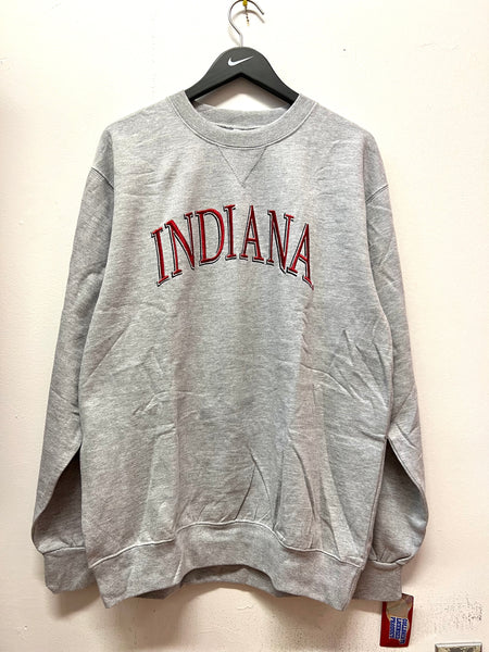 IU Indiana University Embroidered Gray Sweatshirt New with Tag