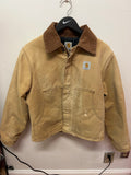 Vintage Carhartt Brown Quilt Lined Corduroy Collar Jacket