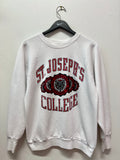Vintage St. Joseph’s College Crest Crewneck Sweatshirt Sz M