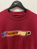 Washington Redskins Embroidered Crewneck Sweatshirt Sz  XXL