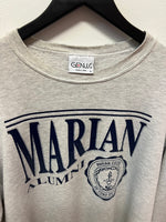 Vintage Marian College of Fond Du Lac Alumni Crewneck Sweatshirt Sz L