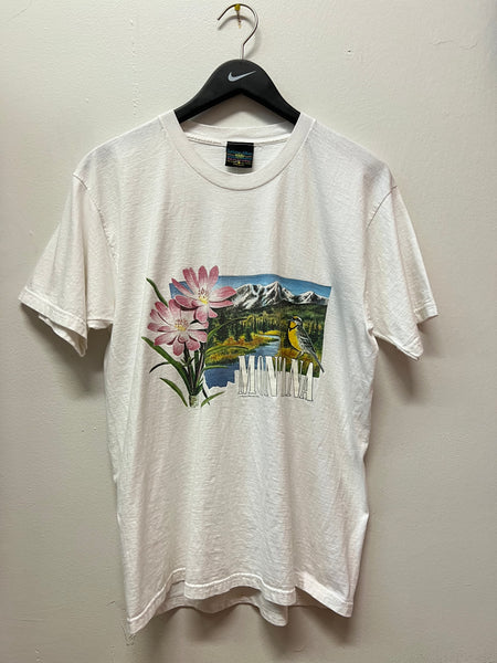 Vintage Montana Landscape T-Shirt Sz L