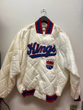 Sacramento Kings NBA Quilted Varsity Jacket Sz XXL