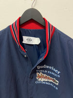 Vintage Budweiser World Famous Clydesdales Varsity Jacket Sz L