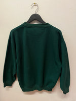 Mickey & Co Embroidered Green Fleece Crewneck Sweatshirt Sz M