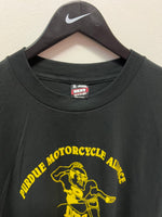 Vintage Purdue University Motorcycle Alliance Abate of Indiana T-Shirt Sz XL