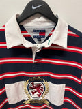 Tommy Jeans Embroidered Long Sleeve Polo Sz M