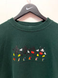 Vintage Mickey & Co Dark Green Sweatshirt Sz XXL