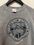 Vintage Moose Alaska Pacific Unimoosity Anchorage Crewneck Sweatshirt Sz L