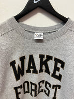 Vintage Wake Forest University Gray Crewneck Sweatshirt Sz M