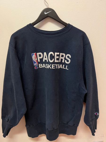 Indiana Pacers Champion Reverse Weave Crewneck Sweatshirt Sz XL
