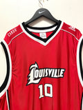 University of Louisville Cardinals #10 adidas Basketball Jersey Sz XL