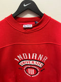 IU Indiana University Embroidered Crewneck Sweatshirt Sz L
