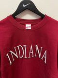 IU Indiana University Embroidered Crimson Red Sweatshirt New with Tag