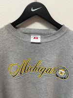 University of Michigan Emblem Logo Sweatshirt Sz XXL
