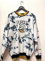 Vintage Purdue University Custom Tie Dye Sweatshirt Sz XL