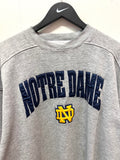 University of Notre Dame Embroidered Sweatshirt Sz XL