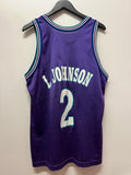 Larry Johnson #2 Charlotte Hornets Jersey Sz 44