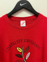 Vintage University of Louisville Celebrate Diversity T-Shirt Sz L