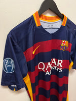 FC Barcelona Messi # 10 Nike Soccer Jersey Sz L