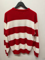Vintage IU Indiana University Seth Roberts Striped Sweater Sz M