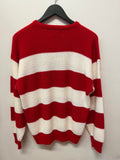 Vintage IU Indiana University Seth Roberts Striped Sweater Sz M