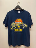 Vintage Indiana Pacers 2000 NBA Finals Eastern Conference Champions T-Shirt Sz L