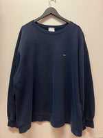 Vintage Nike White Tag Navy Blue Crewneck Sweatshirt Sz XXL – 812