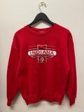 Vintage Indiana University Embroidered Crewneck Sweatshirt Sz L